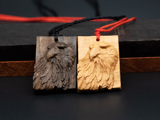 eagle necklace,eagle pendant,eagle gift,wood pendant,wood eagle pendant,wood carving,bird necklace,mens necklace