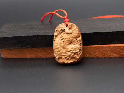 wood pendant,wooden dragon,wooden dragon pendant,wood carving,carve pendantcarve dragon pendant,carve wooden pendant, ,mens necklace