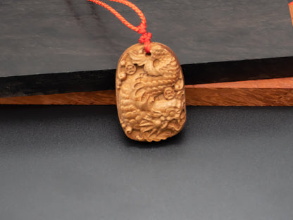 wood pendant,wooden dragon,wooden dragon pendant,wood carving,carve pendantcarve dragon pendant,carve wooden pendant, ,mens necklace