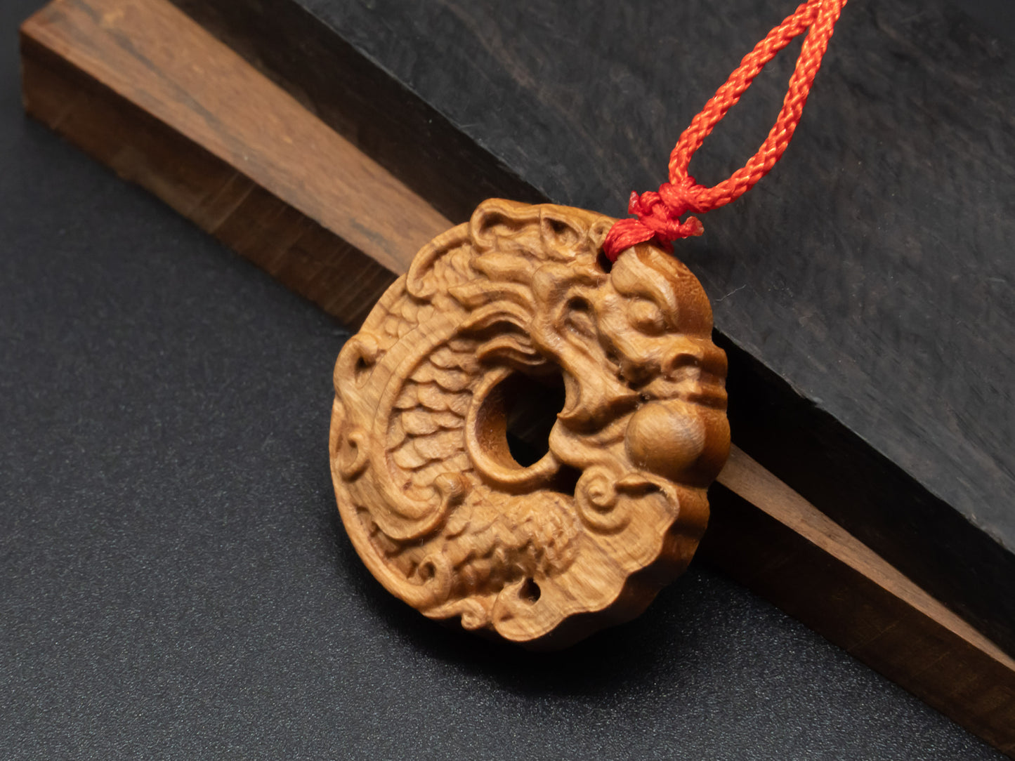 wood pendant,wooden dragon,wooden dragon pendant,Dragon circle,wood carving,carve pendant,carve dragon pendant,carve wooden pendant,