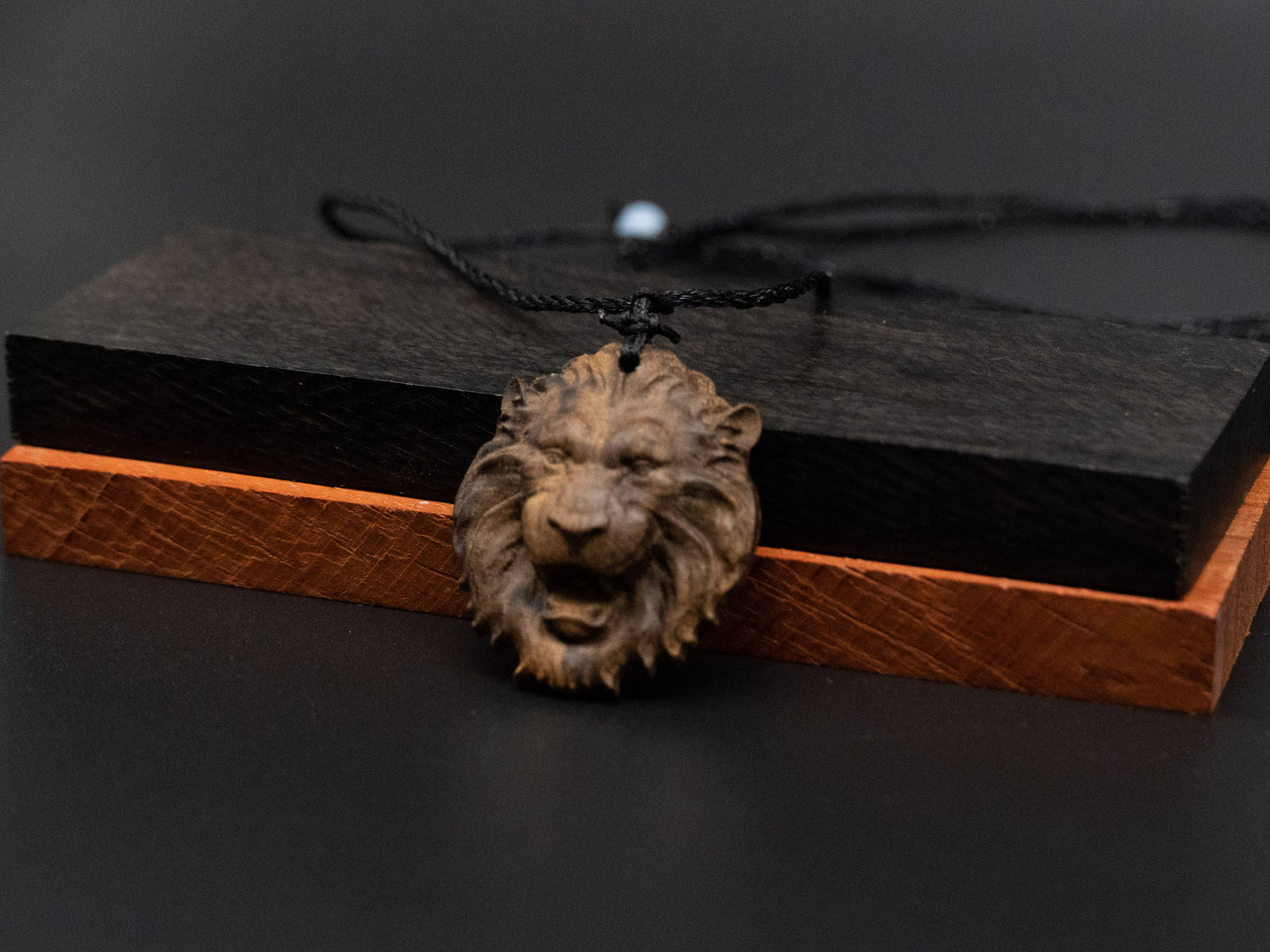 Lion head pendand,wood carving,Lion head relief,Lion head necklace,carve wooden pendant,carve pendant,carve wood