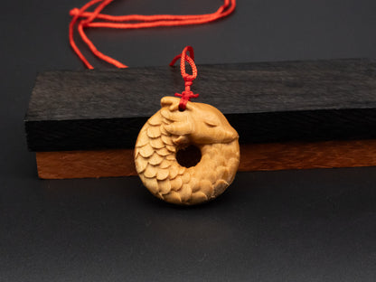 wood pendant,wooden dragon,wooden dragon pendant,Dragon circle,wood carving,carve pendant,carve dragon pendant,carve wooden pendant,