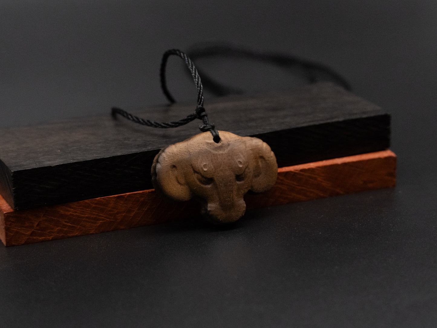 wood pendant,bull pendant,bull head,engraved necklace,handmade jewelry,carve wood bull necklace,unstoppable career success