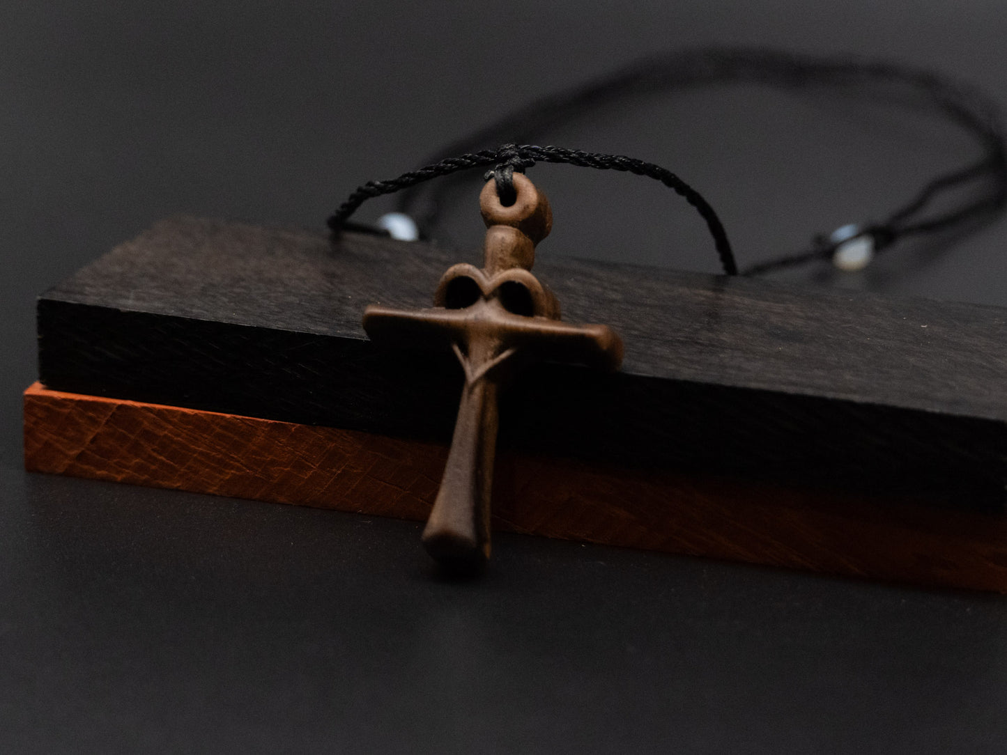 Cross Necklace,wood carving,cross with heart,Christian Necklace, Religious Jewelry Gift, Cross Pendant, wooden cross,wood carving