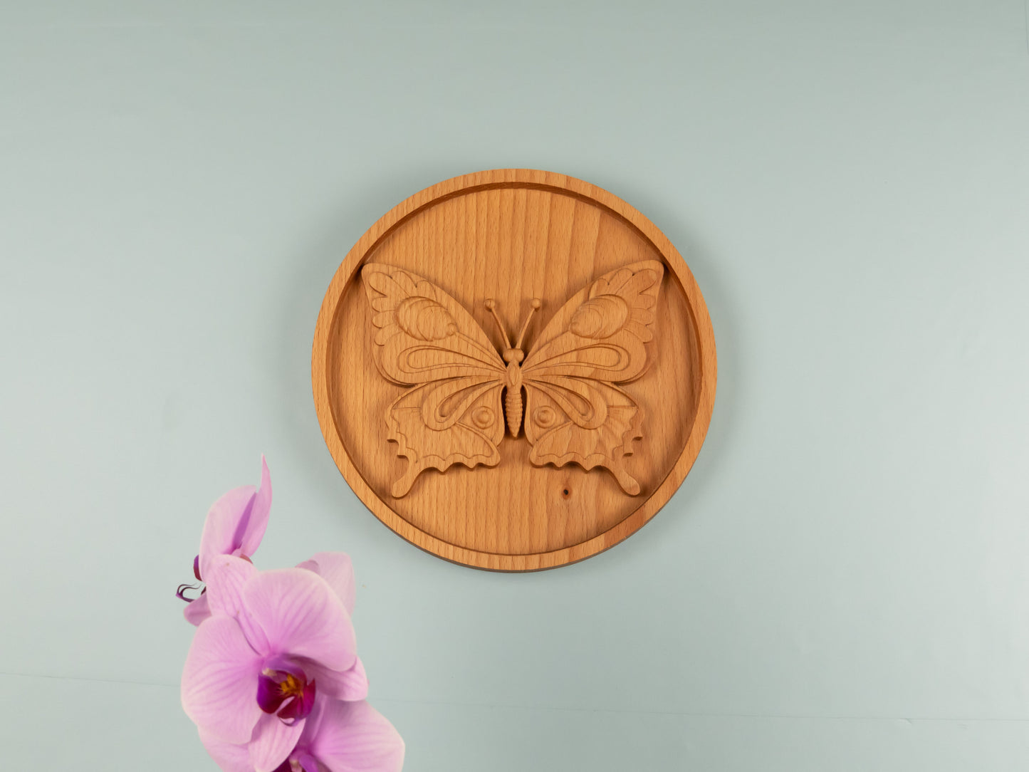 Wooden Butterfly Decor,Wall decor,home decor,Wood relief sculpture ,Wood Wall Hanging, Wood Carving,living，Home Decoration