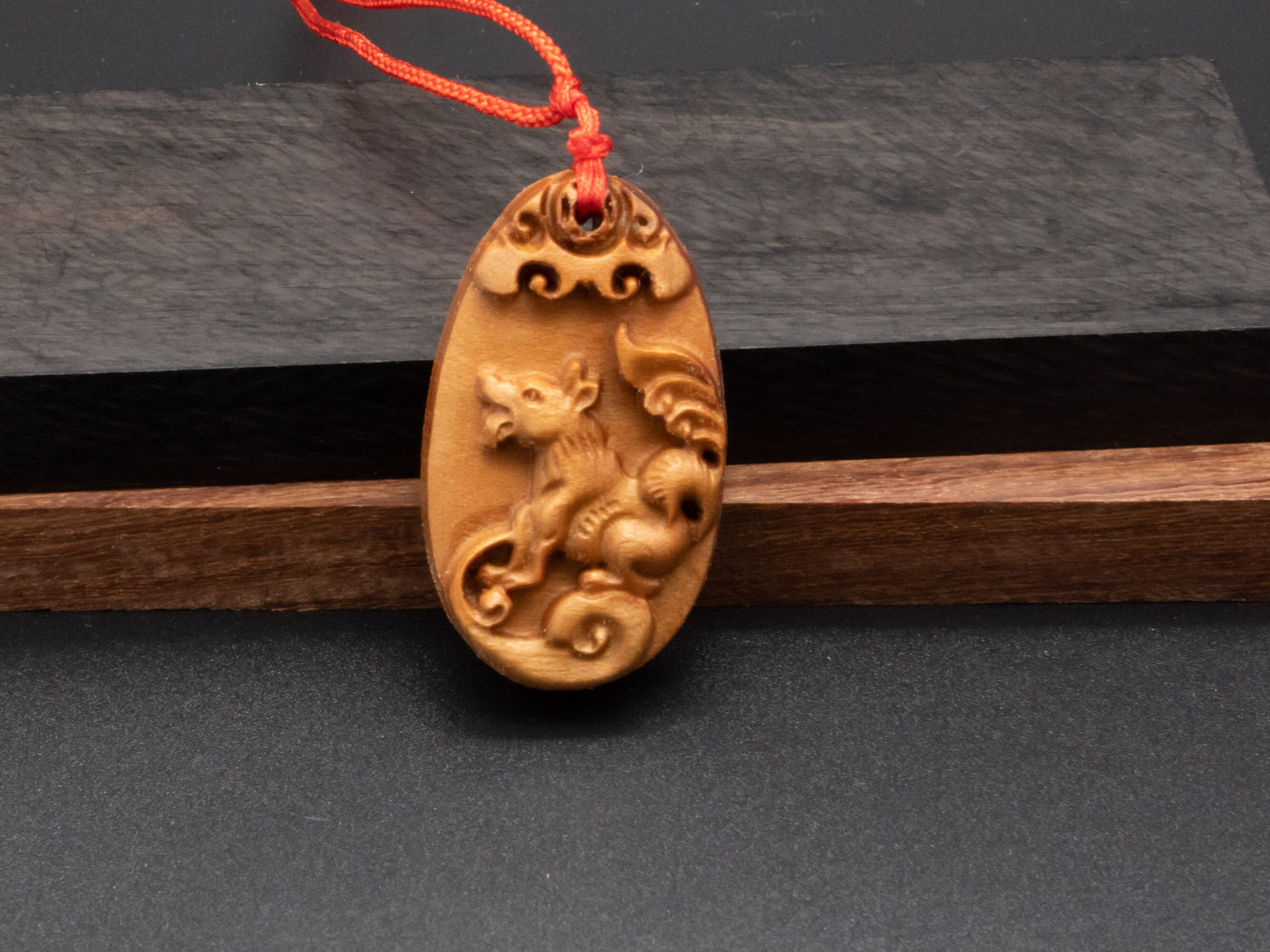 dog pendant necklace,wood pendant,engraved necklace,zodiac necklace,year of dog,pendant necklace,animal Necklace,exotic wood necklace