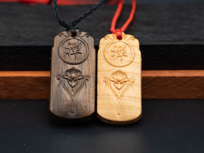 wood pendant,Buddhism pendant,chan pendant,Avalokiteshvara pendant,carve wood necklace,exotic wood necklacemeaning peace of mind, kindness