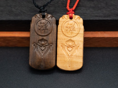 wood pendant,Buddhism pendant,chan pendant,Avalokiteshvara pendant,carve wood necklace,exotic wood necklacemeaning peace of mind, kindness