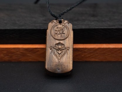 wood pendant,Buddhism pendant,chan pendant,Avalokiteshvara pendant,carve wood necklace,exotic wood necklacemeaning peace of mind, kindness