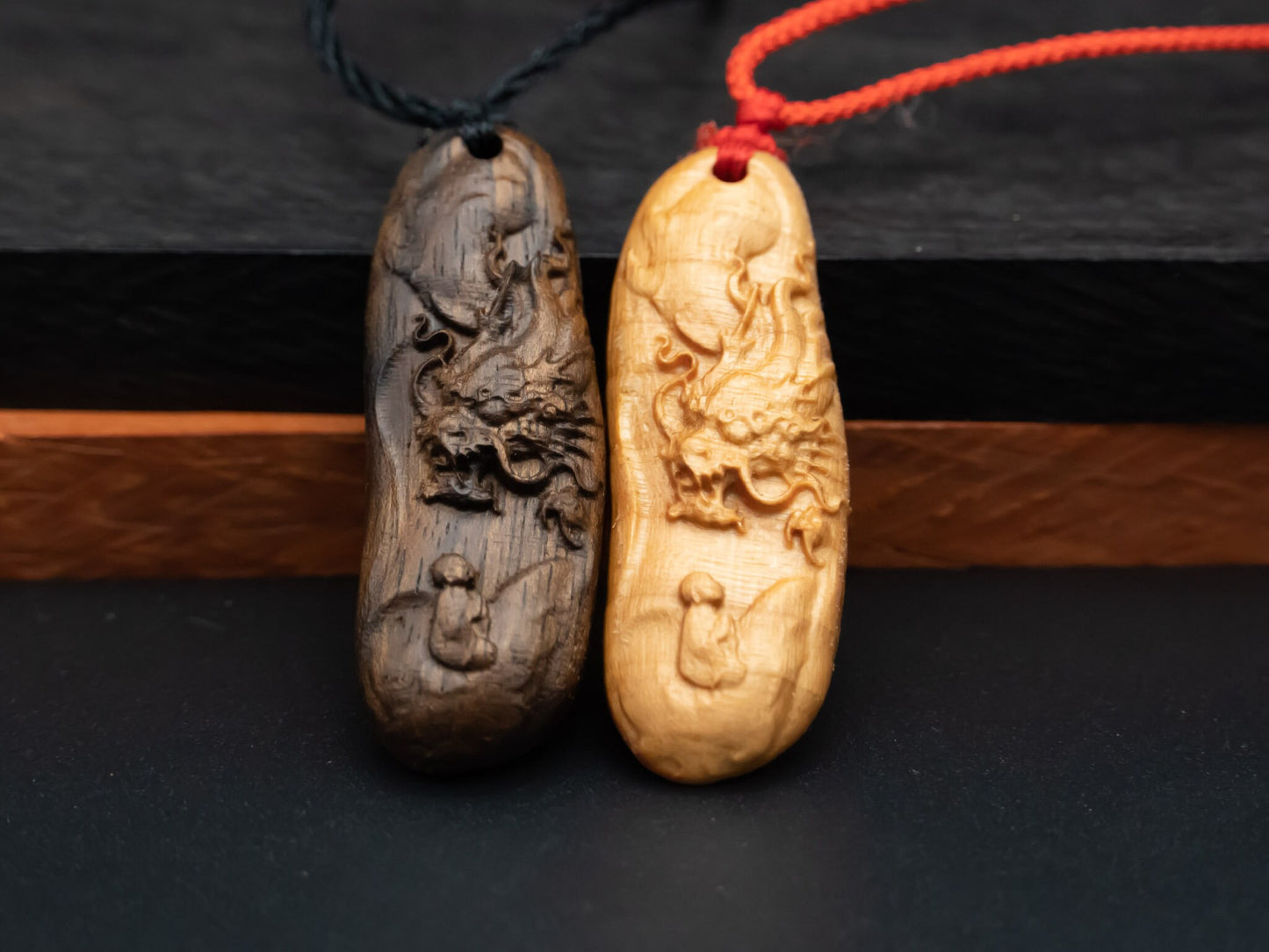 wood pendant,wooden dragon,wooden dragon pendant,wood carving,carve pendantcarve dragon pendant,carve wooden pendant, Buddhism