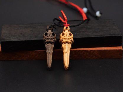 sword necklace,wood pendant,engraved necklace,carve sword pendant,carve wood sword necklace,sword of dispelling evil,evil-dispelling sword