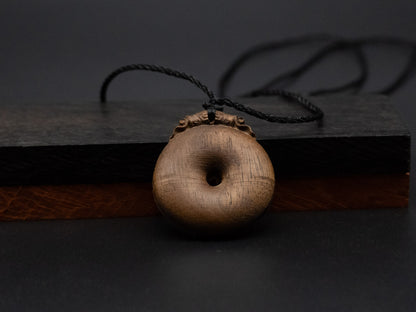 necklace for safety and peace,wood carving necklace,wood pendant,wooden necklace,necklace of protection and well-being