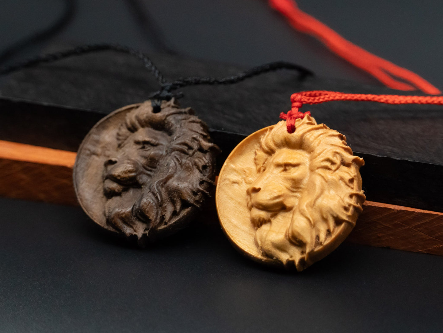 Lion head pendant,wood carving,Lion head relief,Lion head necklace,carve wooden pendant,carve pendant,carve wood