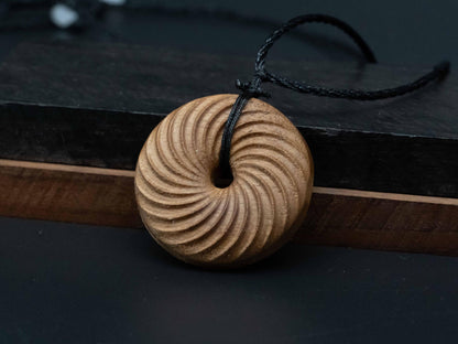 wood necklace,geometry necklace ,wood penant,Blessing necklace,Symbol necklace,wood carving,carve wooden pendant