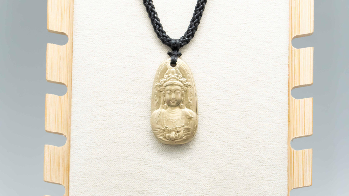 Avalokiteshvara pendant,guanyin necklace,Brass pendant,vintage brass,Buddhism pendant,carve pendant,meaning peace of mind, kindness