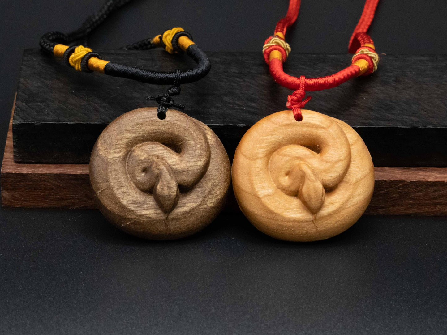 2025 year of snake,snake necklace,snake pendant,wood snake pendant,wood carving,carve snake pendant,symbolize Transformation and Rebirth