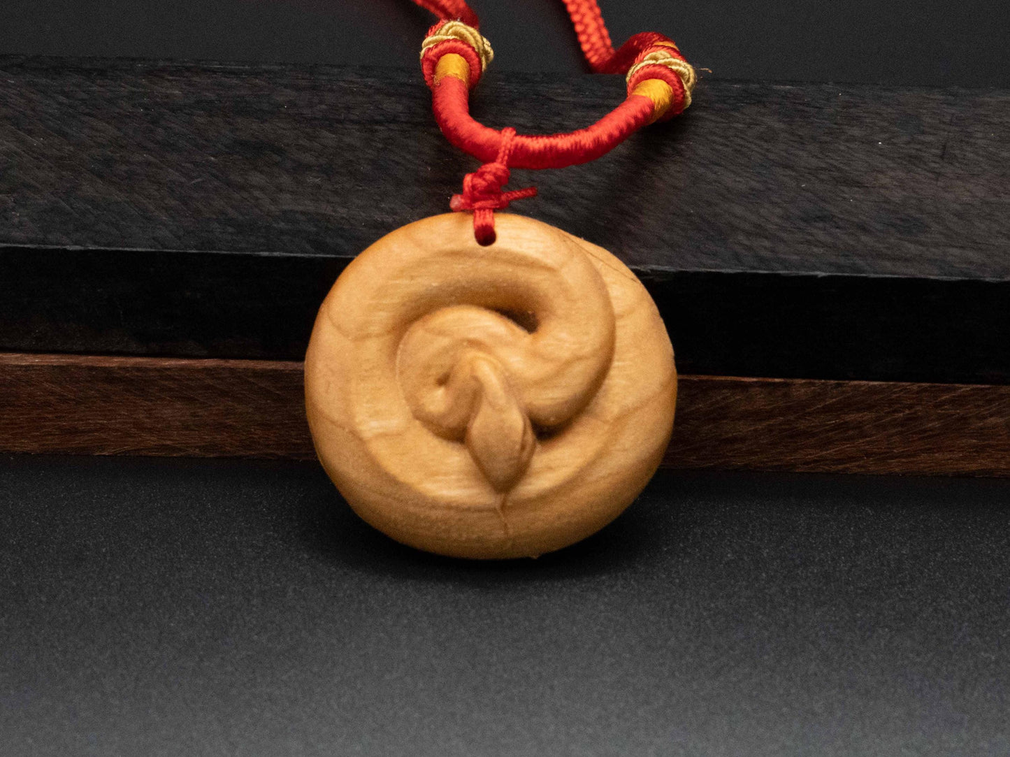 2025 year of snake,snake necklace,snake pendant,wood snake pendant,wood carving,carve snake pendant,symbolize Transformation and Rebirth