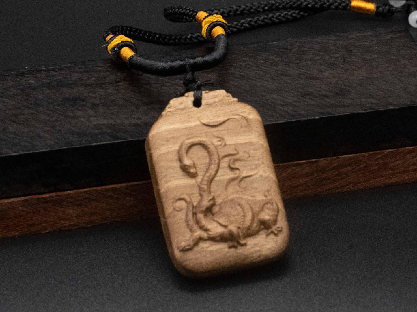 Wooden Snake and Turtle Pendants,wood carving,snake pendant,turtle pendant,animal jewelry gift,symbolizing longevity and rebirth