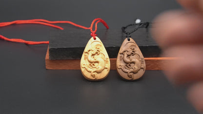 wood pendant,wooden dragon,wooden dragon pendant,Dragon circle,wood carving,carve pendant,carve dragon pendant,carve wooden pendant,